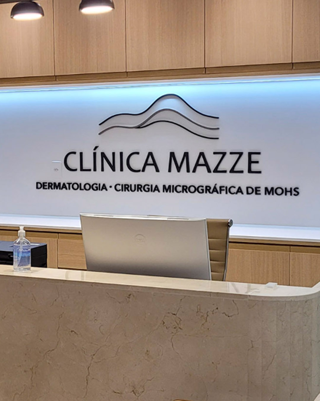 foto clinica mazze recepcao mobile